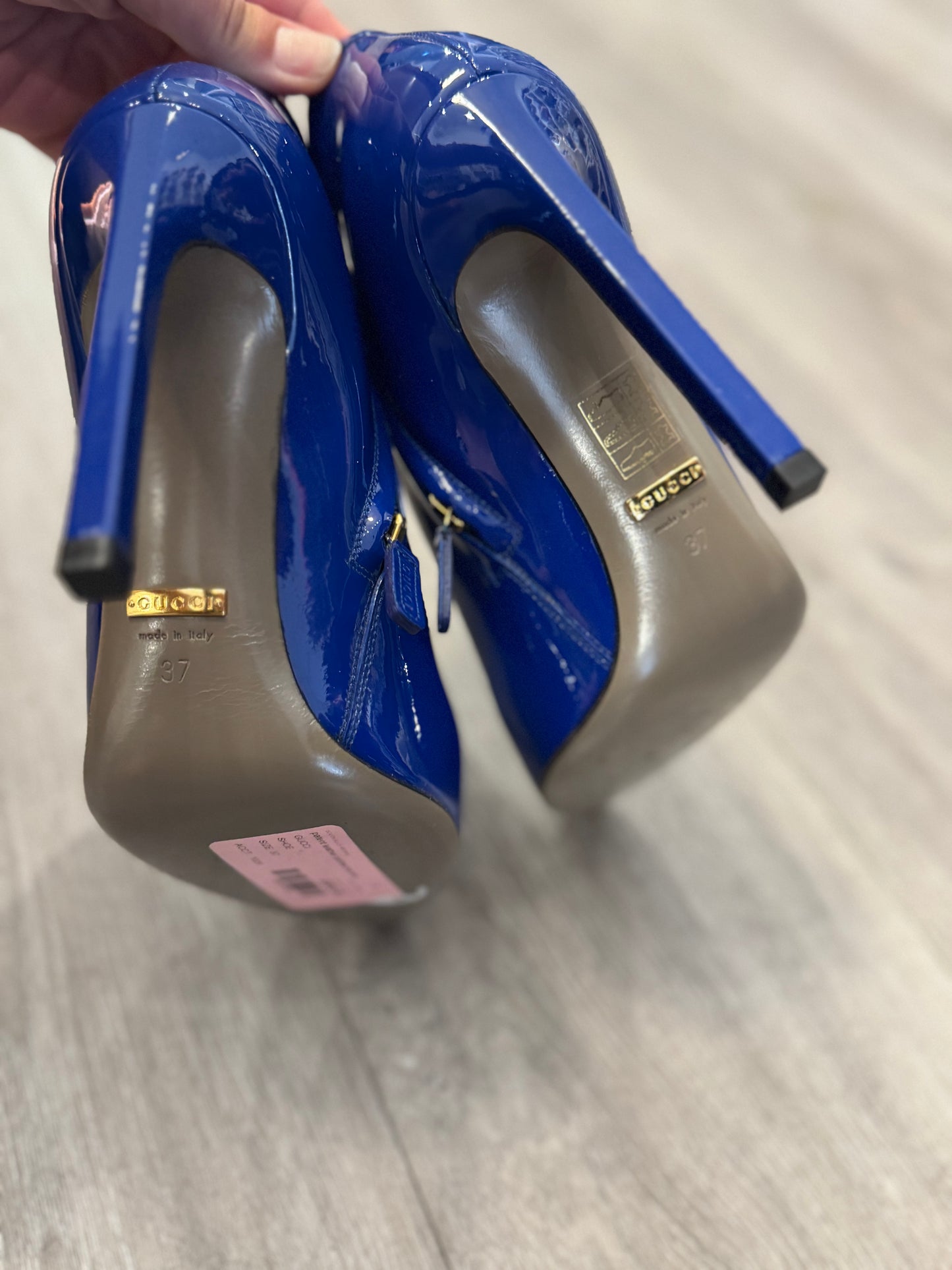Gucci Patent Boots - Size 37