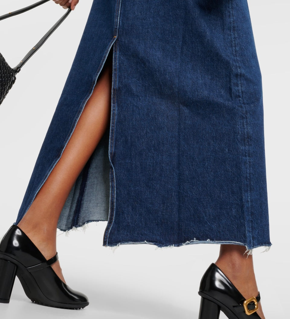 AGOLDE
Hilla denim maxi skirt - Size 30
