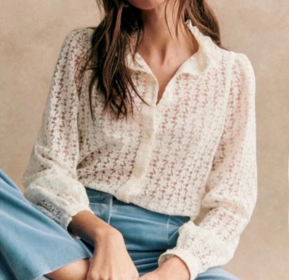 Sezane Cathy Blouse - Size 40