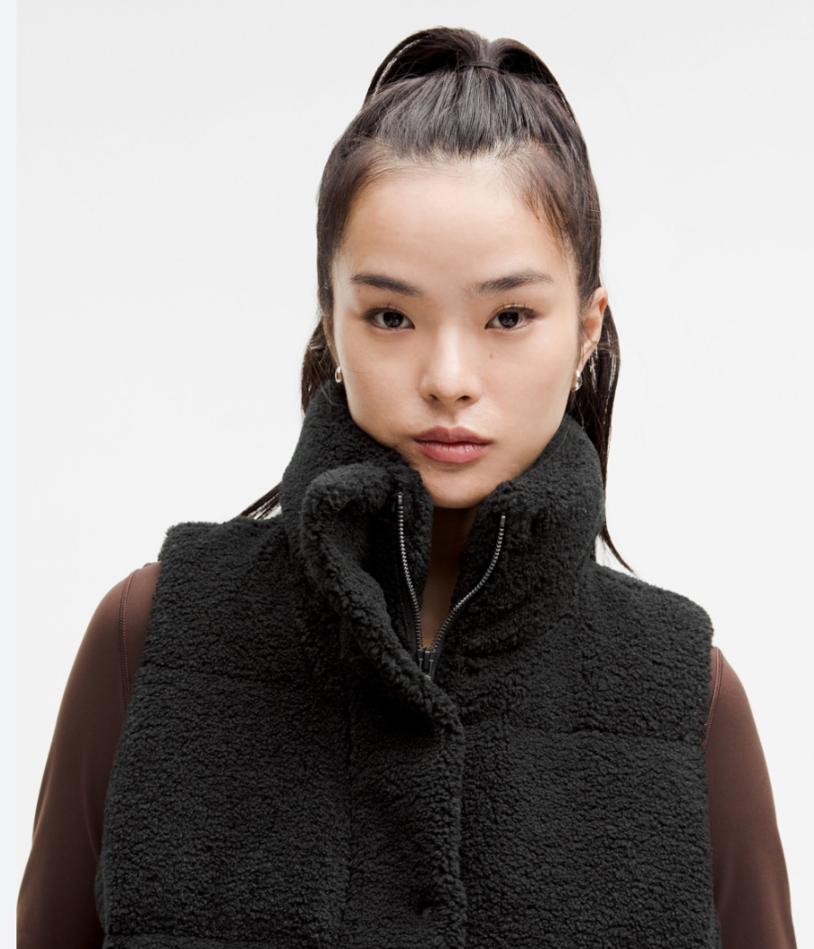 lululemon
Wunder Puff Cropped Vest in Textured Fleece - Size 4