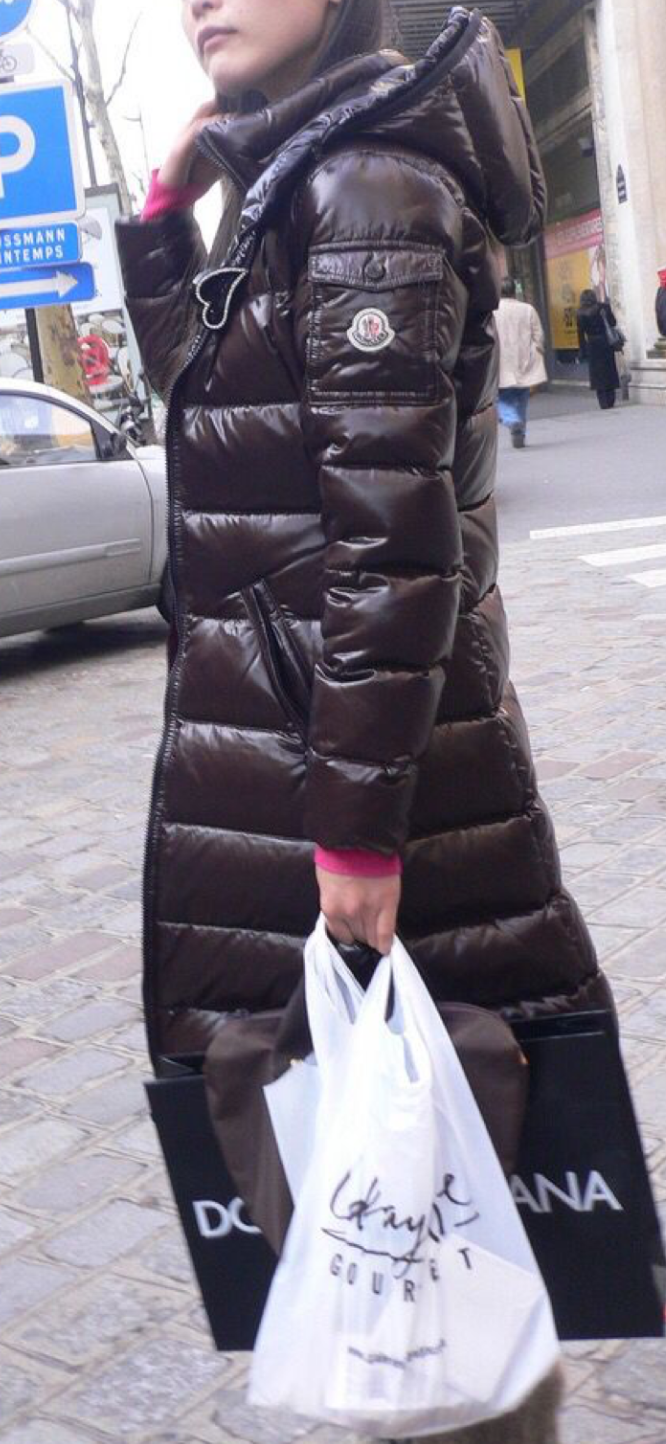 MONCLER Moka Long Down Jacket - Size xs