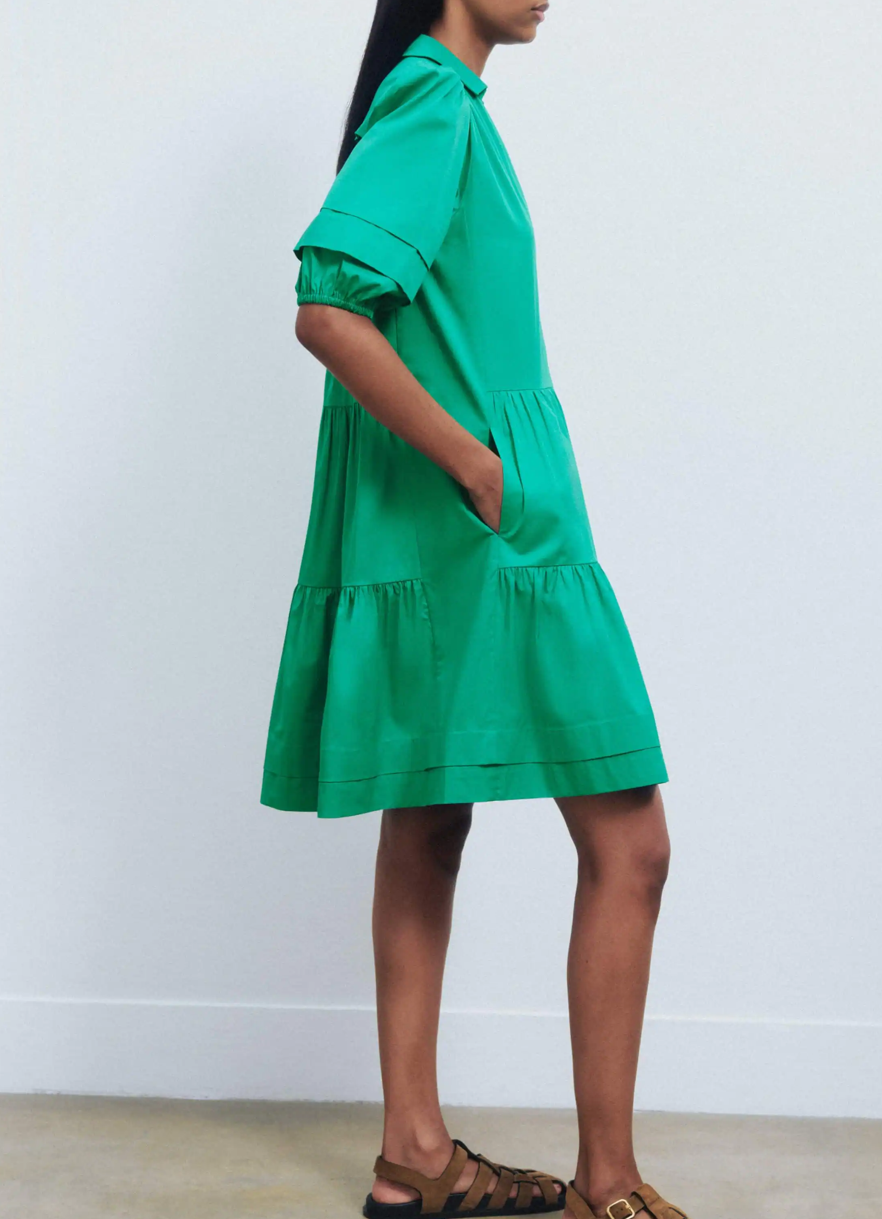 ME+EM Poplin Swing Shirt Dress - Size 12