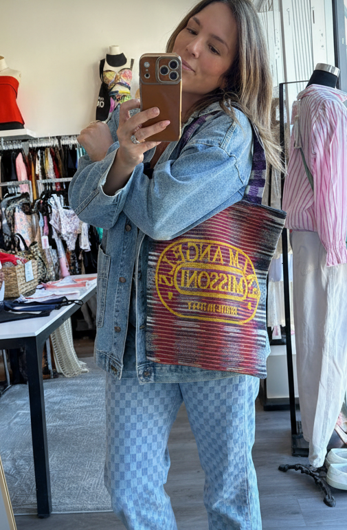 PALM ANGELS x MISSONI Knit Shopper Tote