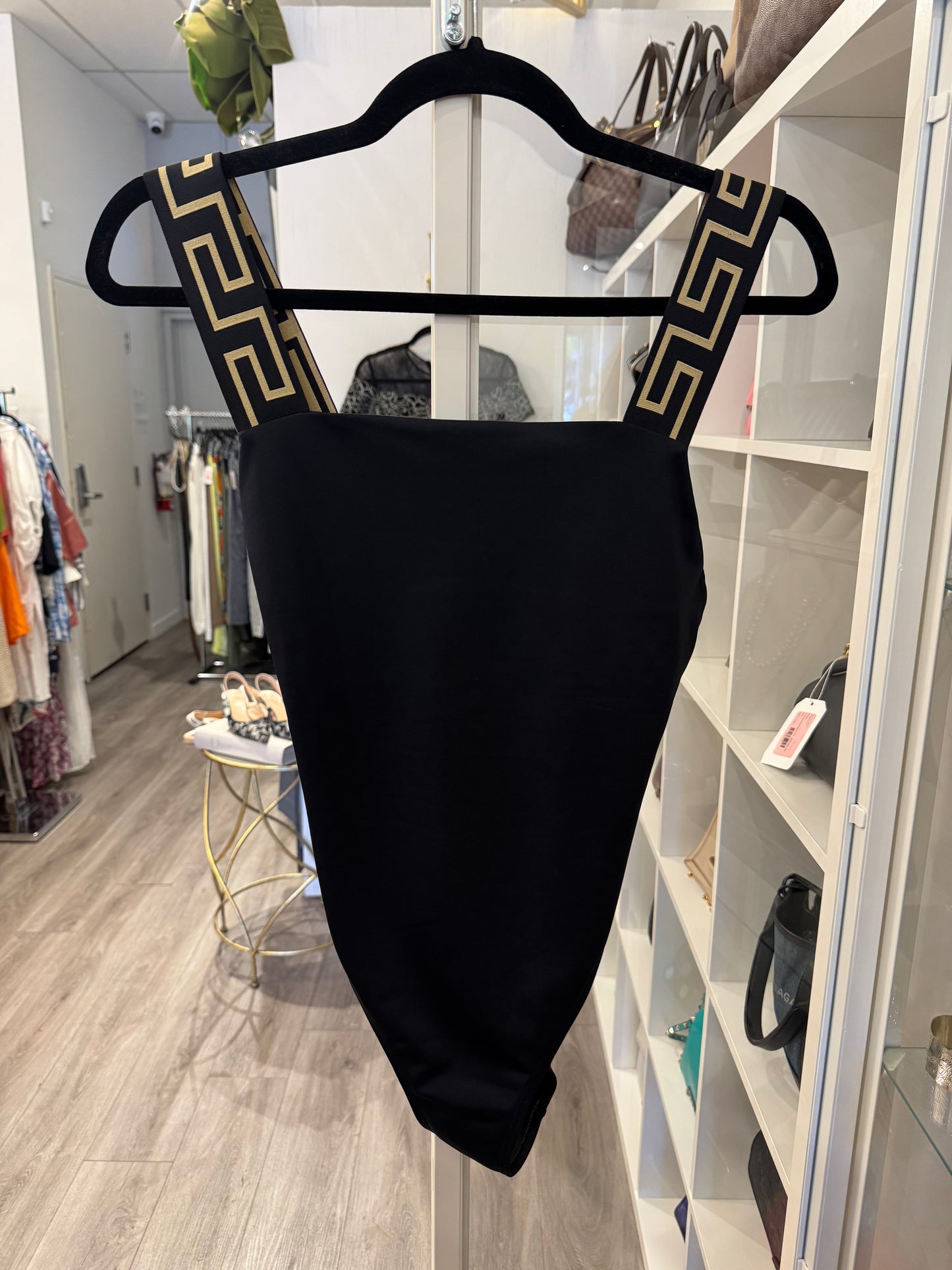 VERSACE Greca Border One Piece Swimsuit - Size S