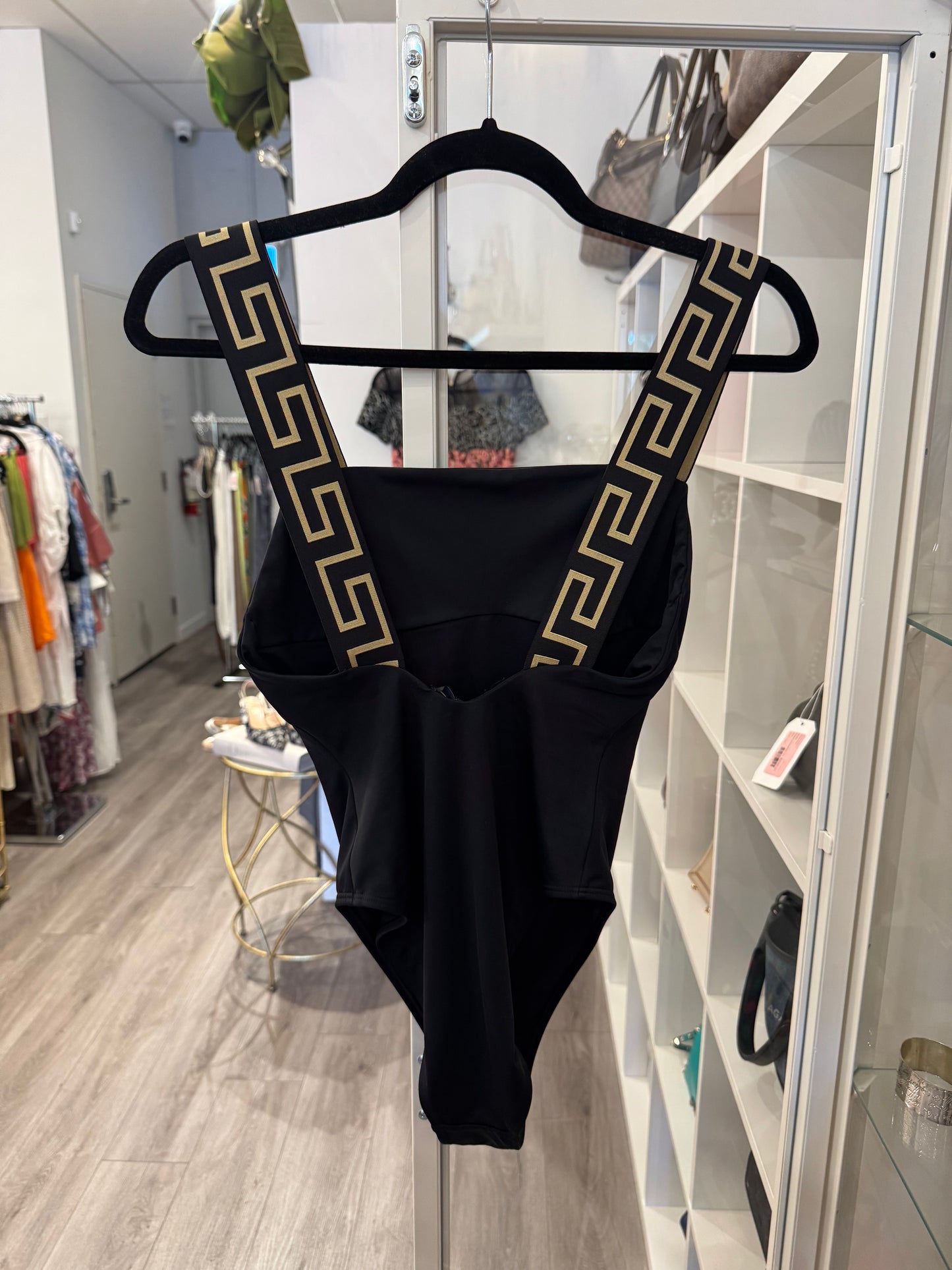 VERSACE Greca Border One Piece Swimsuit - Size S