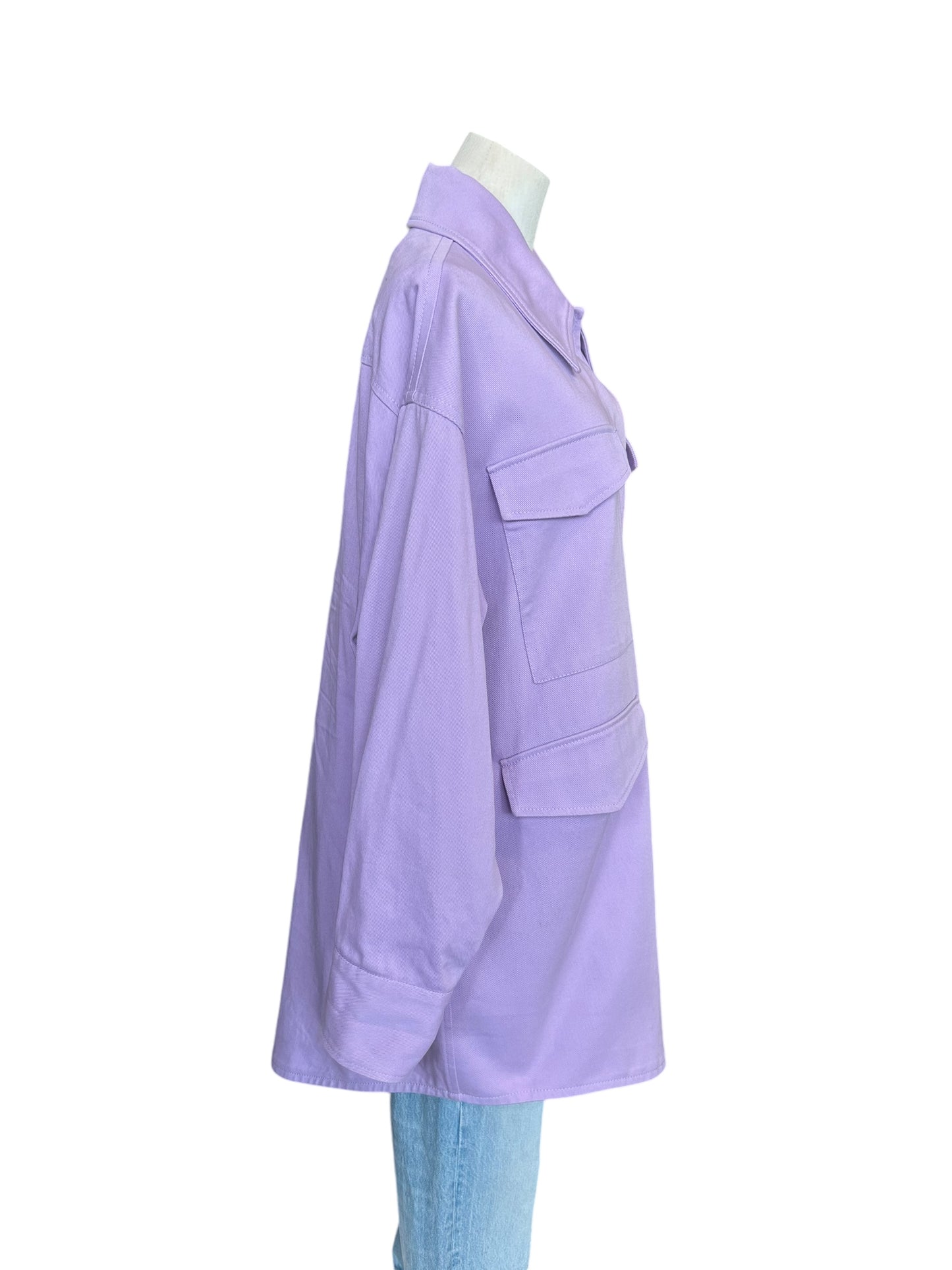 MM6 MAISON MARGIELA Oversized Button Up Coat - Size Small