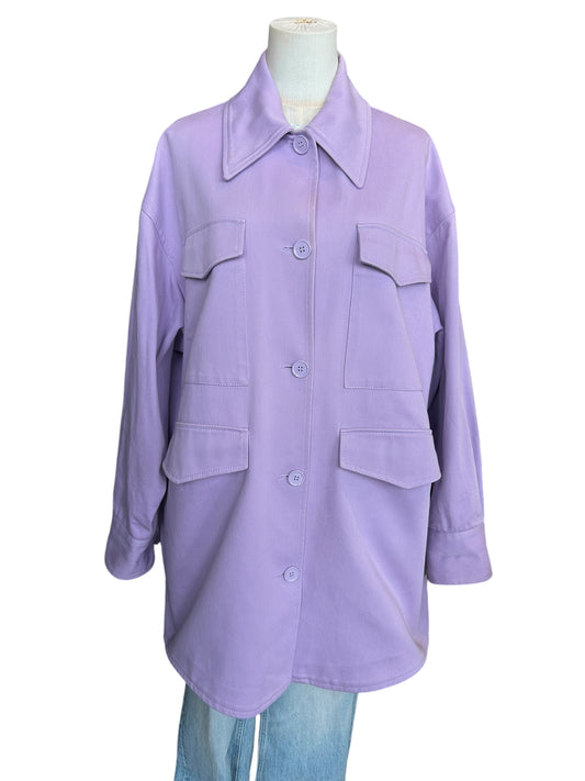 MM6 MAISON MARGIELA Oversized Button Up Coat - Size Small