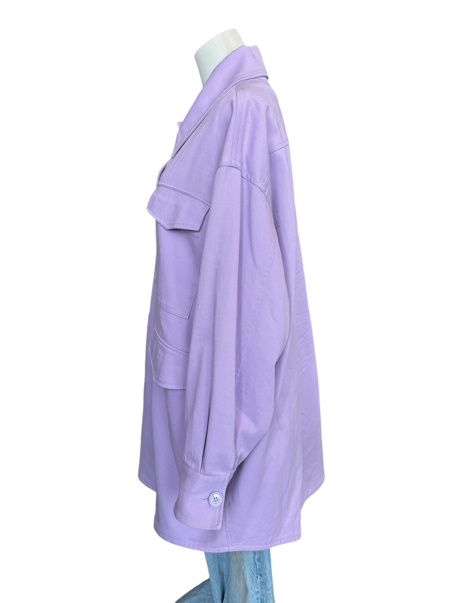 MM6 MAISON MARGIELA Oversized Button Up Coat - Size Small