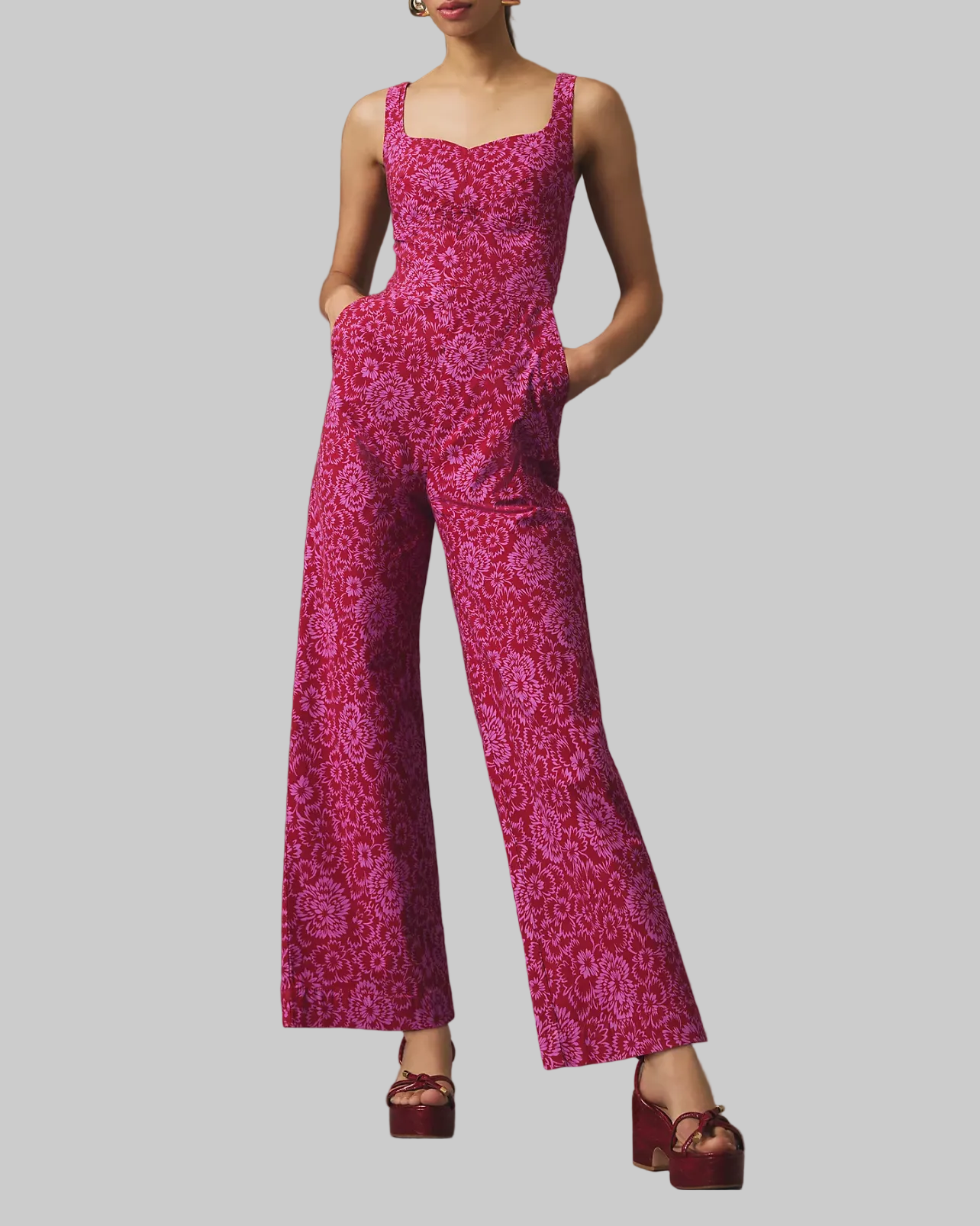 MAEVE The Colette Floral Jumpsuit - Size 6
