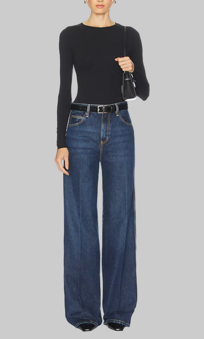 FRAME Wide Leg Jeans - Size 30