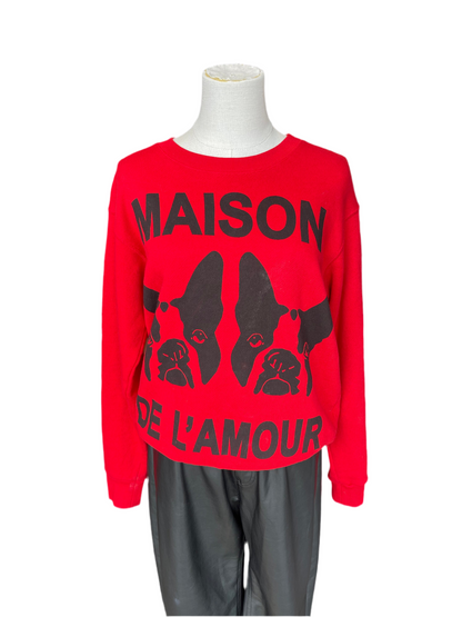 Gucci Maison De L'Amour Printed Sweater - Size xxs