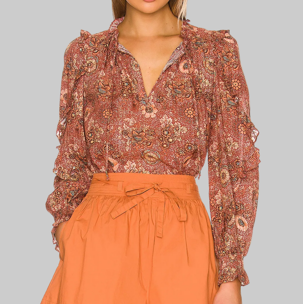 ULLA JOHNSON Manet Blouse - Size 8