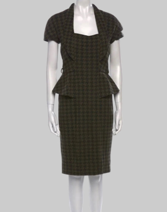 GUCCI Houndstooth Dress - Size M