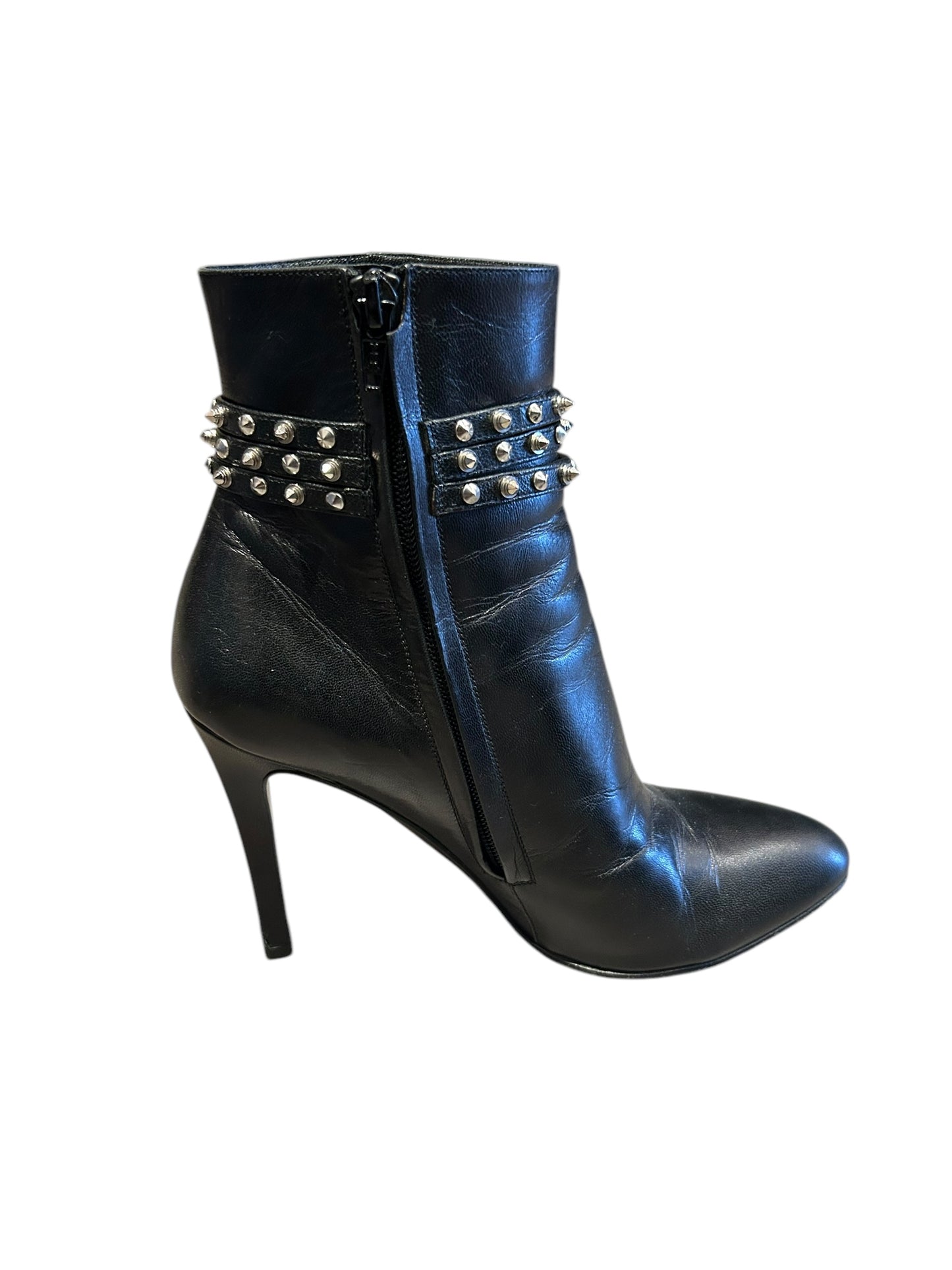 YVES SAINT LAURENT Studded Boots - Size 38.5