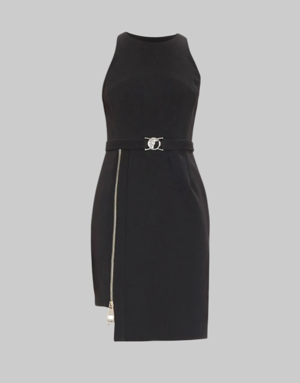 VERSACE Black Belted Dress - Size s