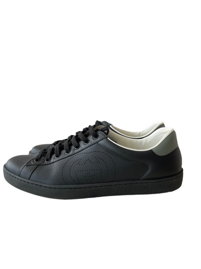 Gucci Ace Low in Black - Size - Men’s 9