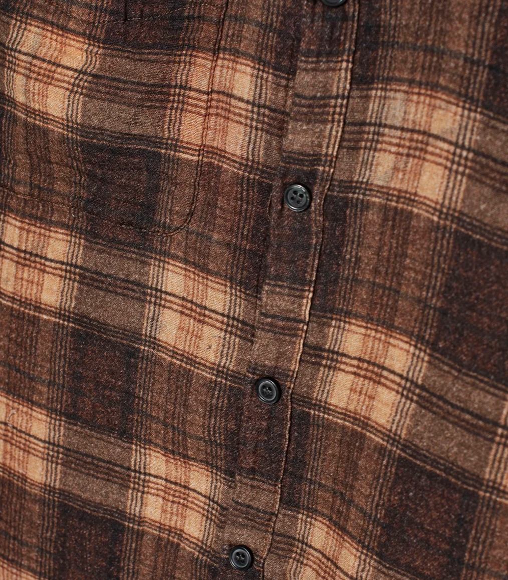 R13 Reversible Plaid/Floral Button Up - Size xs