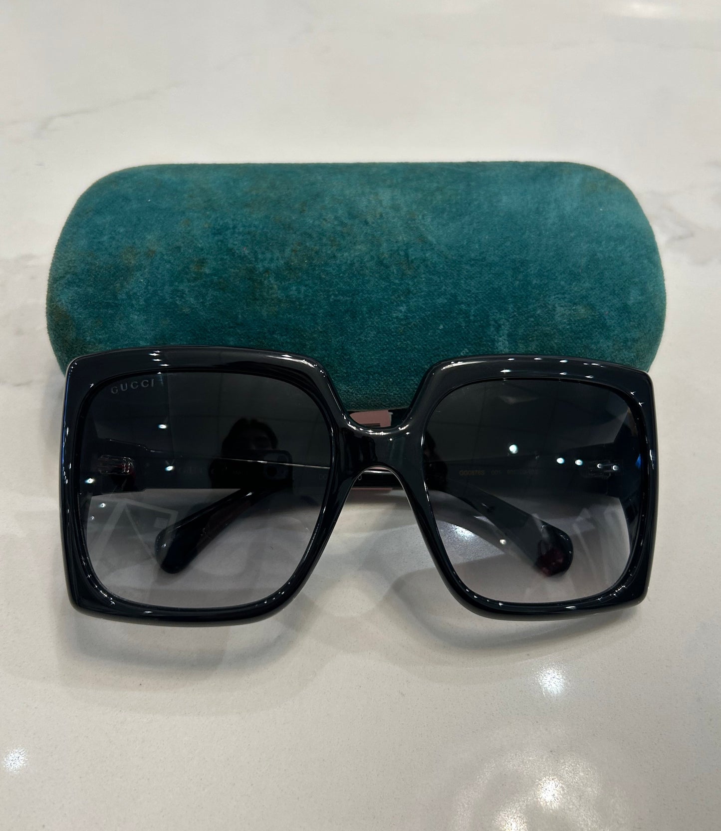 GUCCI Square Black Sunglasses
