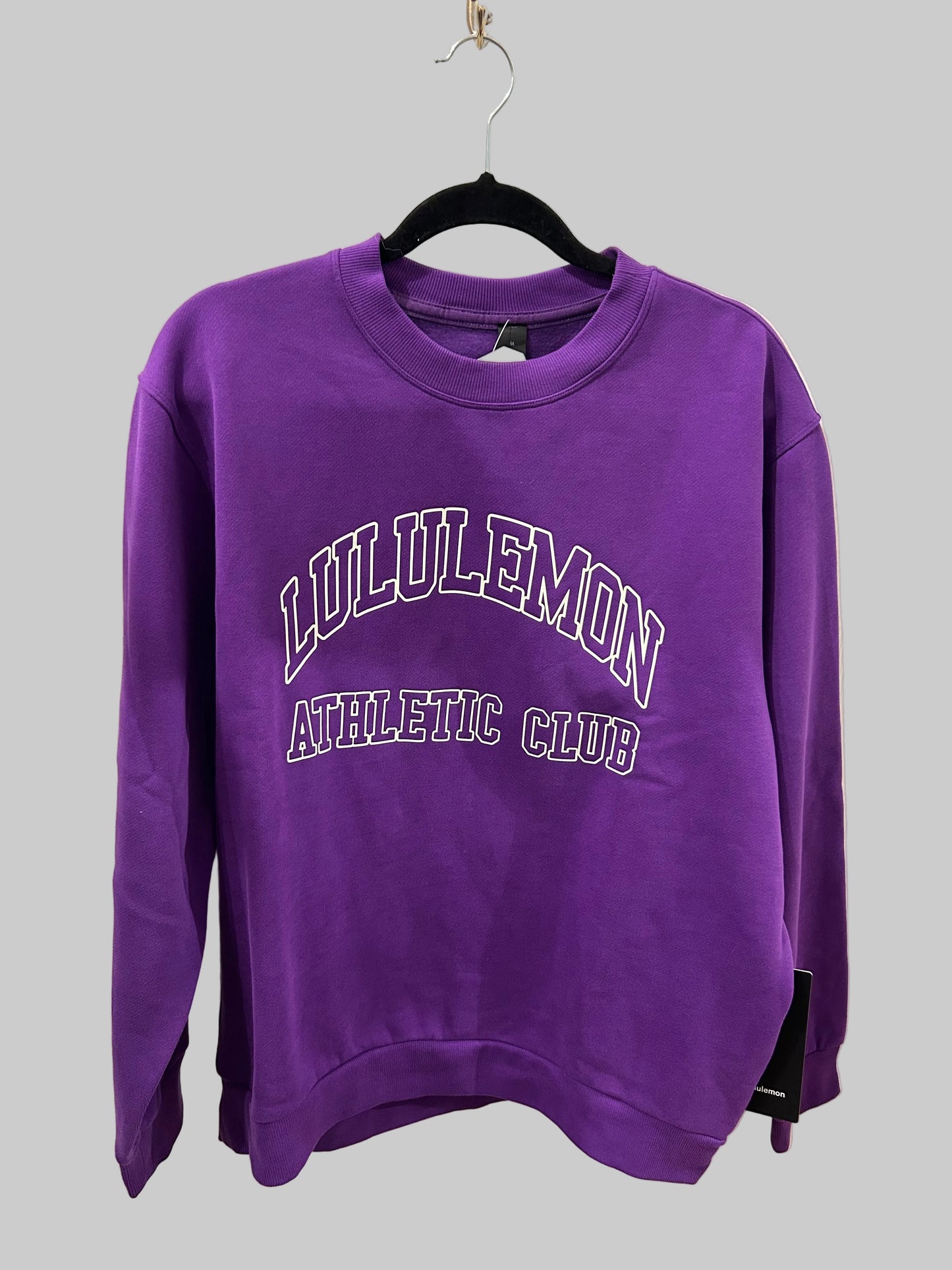 NEW* LULULEMON Purple Steady State Crew - Size M
