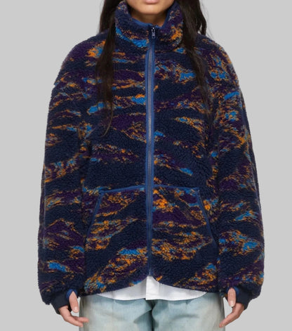 R13 Oversized Zip Up Fleece - Size M