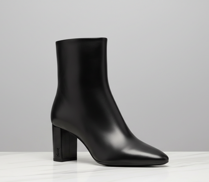 SAINT LAURENT Lou 70mm Ankle Boots - Size