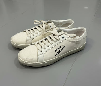 SAINT LAURENT White Sneakers - Size 39