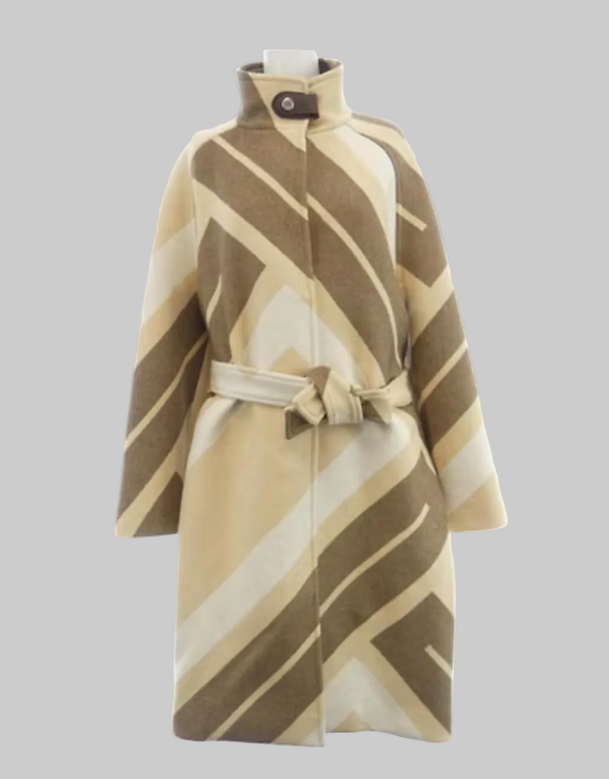 NEW* HERMES Wool Raglan Coat - Size 42