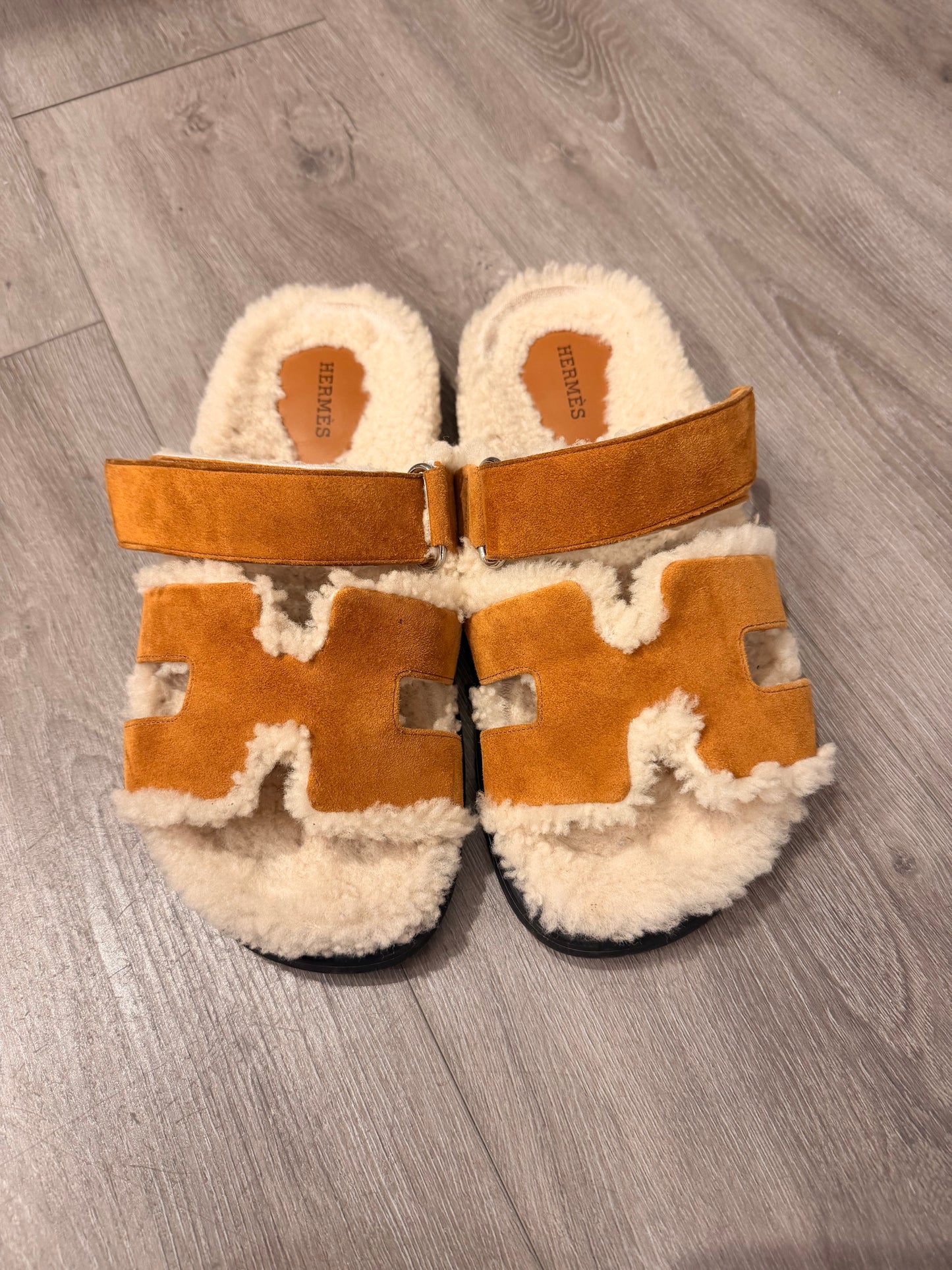 HERMÉS Chypre Sandals - Size 38