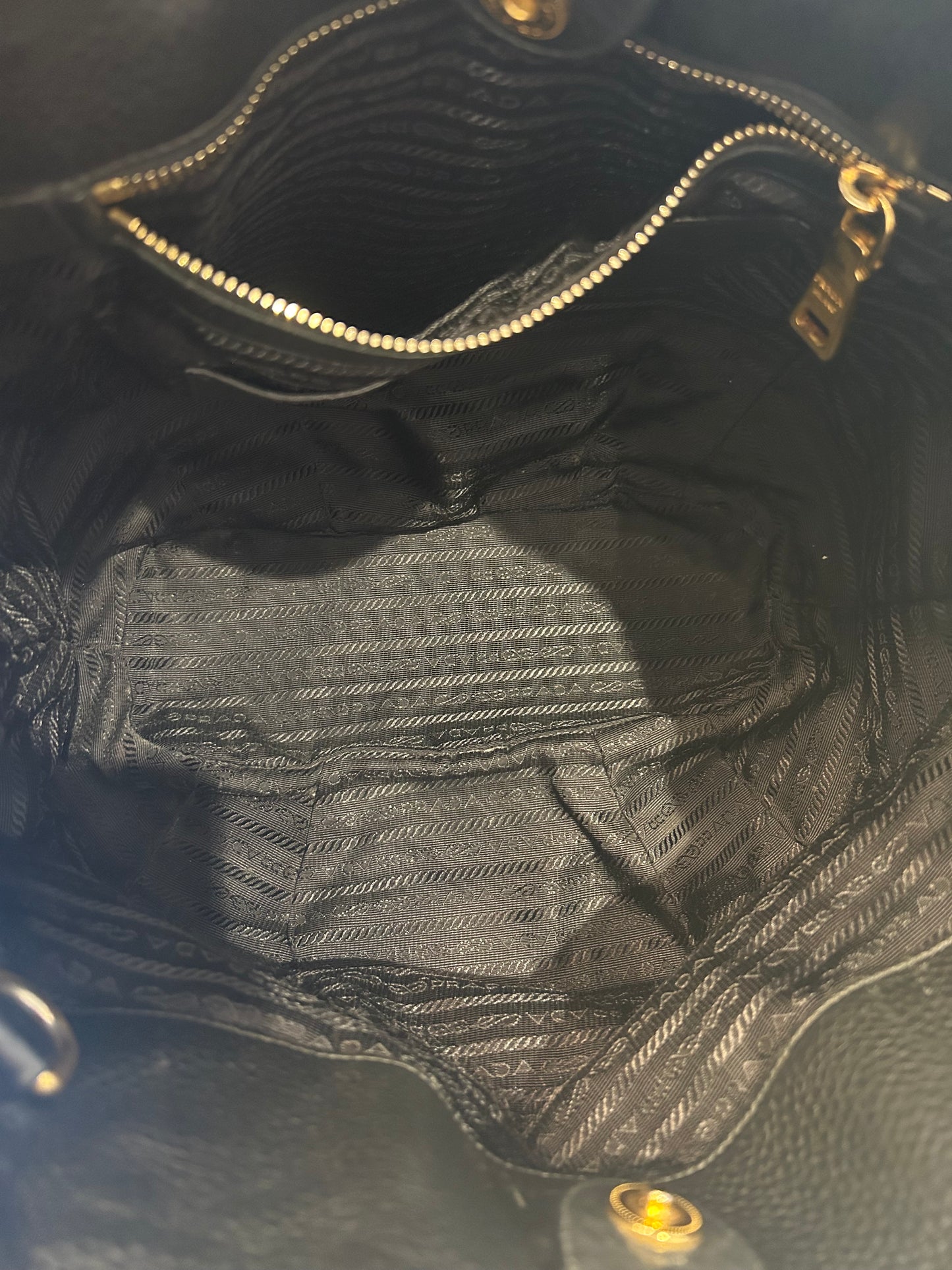 PRADA Vitello Daino Tote
