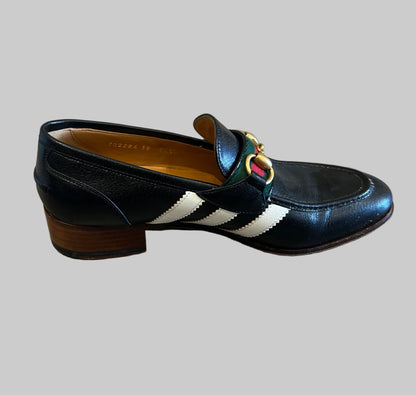 GUCCI X ADIDAS Horse-bit Loafers - Size 38