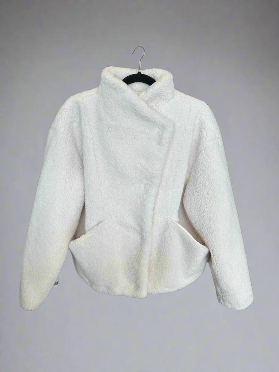 FRAME Faux Sherling Sherpa Jacket - Size L