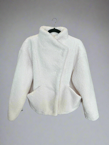 FRAME Faux Sherling Sherpa Jacket - Size L