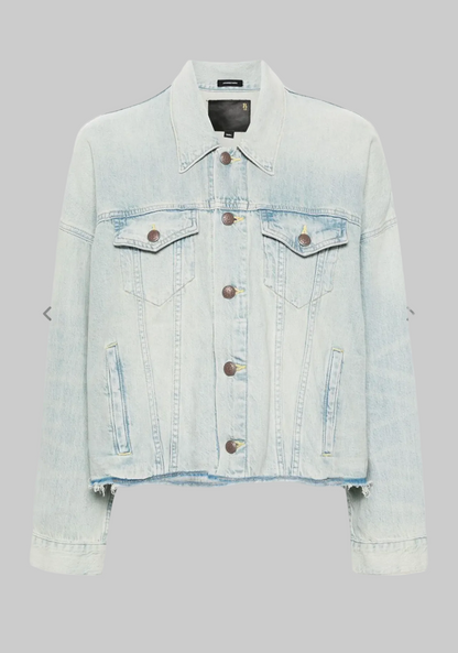 R13 Oversized Trucker Denim Jacket - Size M
