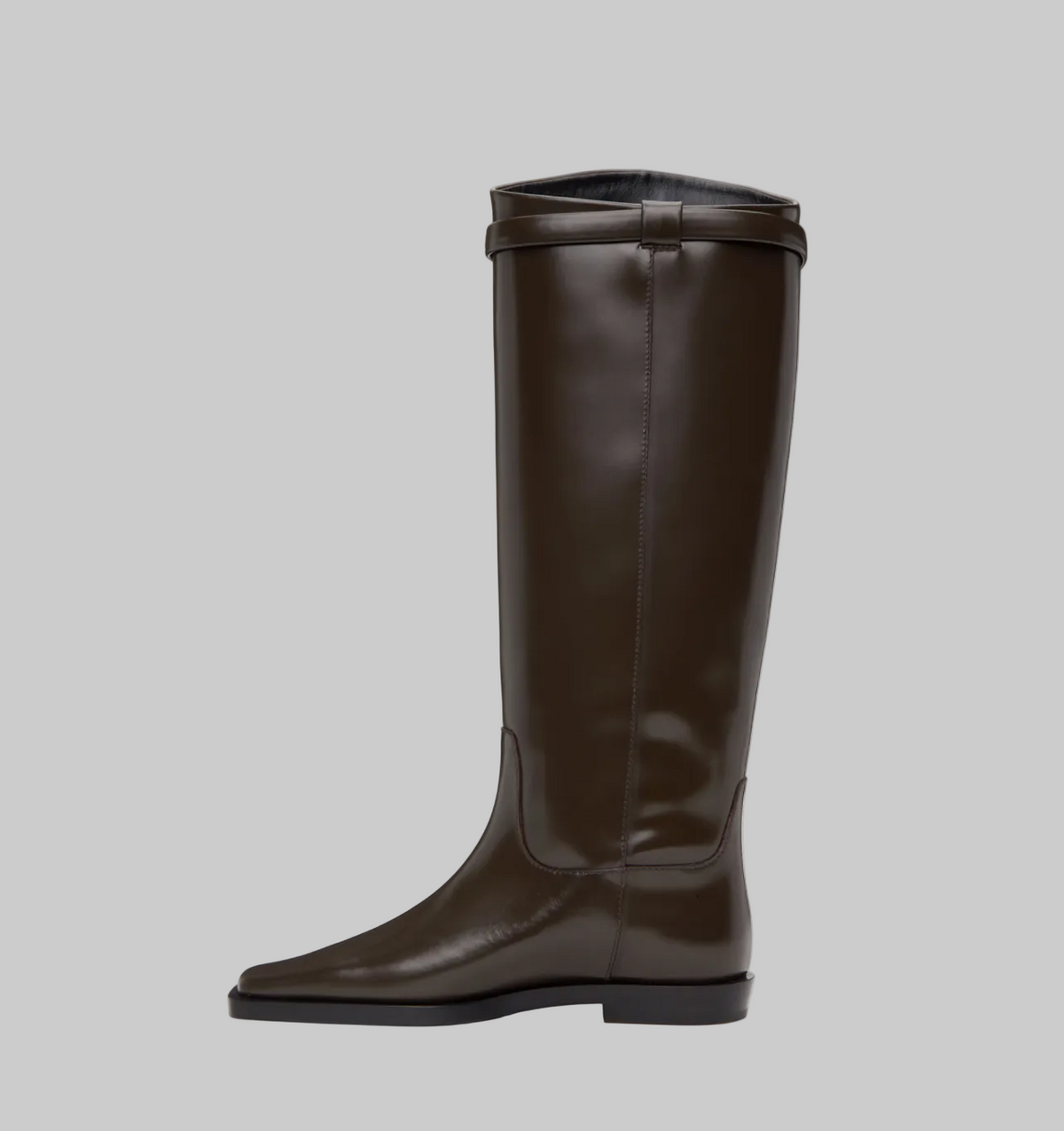 TOTEME Brown Leather Riding Boots - Size 38