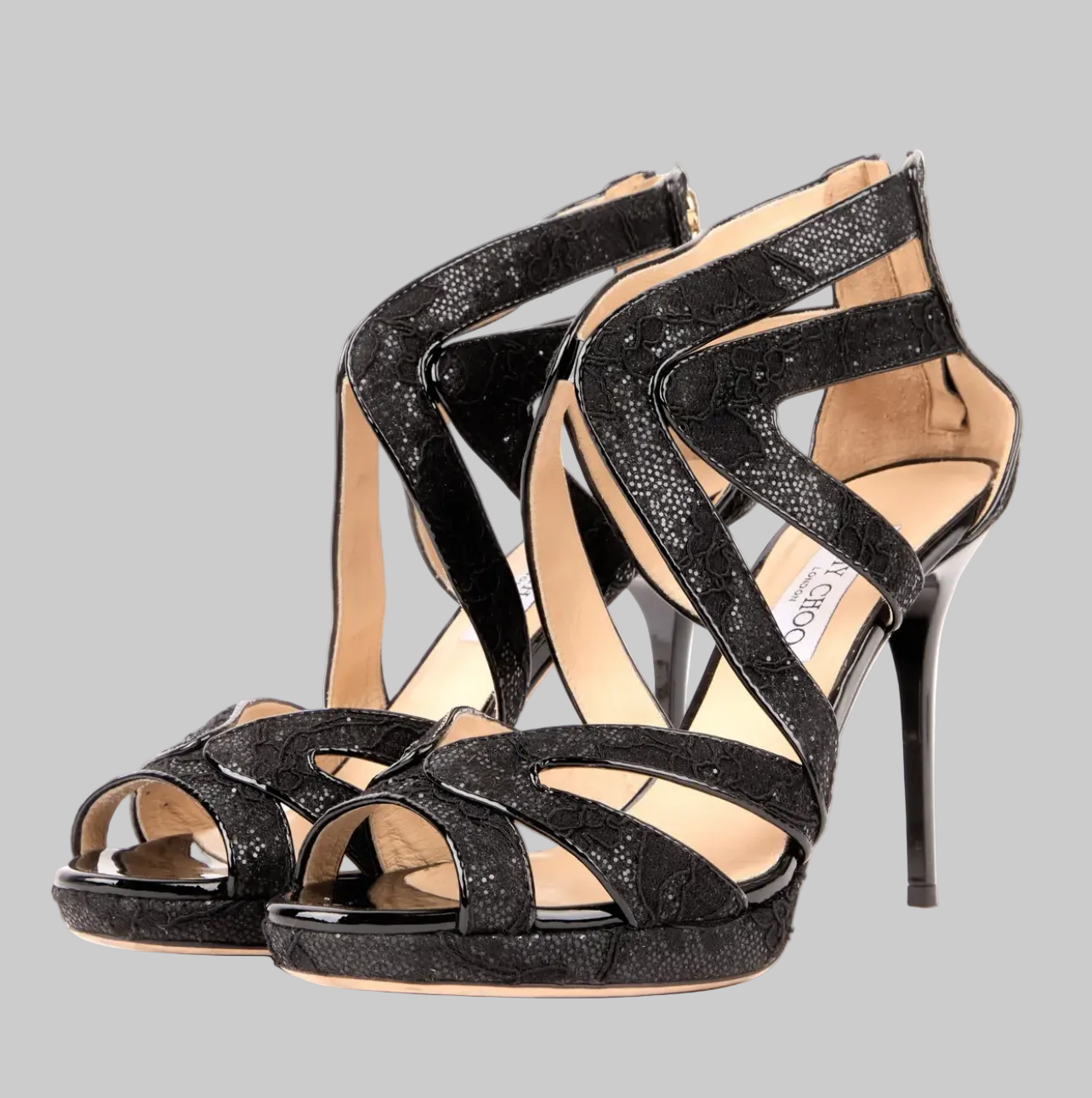 JIMMY CHOO Black Leila Pump - Size 36