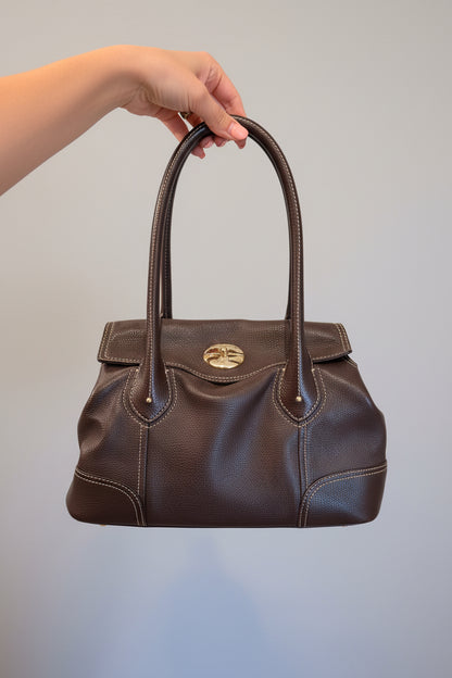 LANCEL PARIS Leather Shoulder Bag