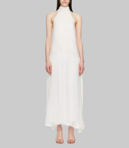 NEW* BEC + BRIDGE White Inka High Neck  Maxi Dress - Size 2