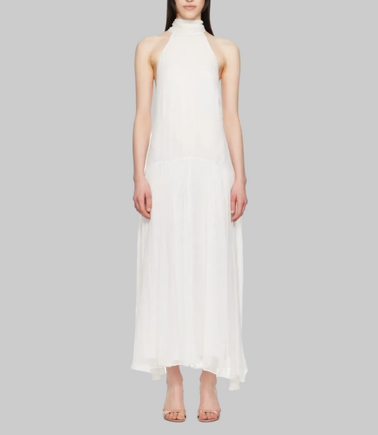 NEW* BEC + BRIDGE White Inka High Neck  Maxi Dress - Size 2