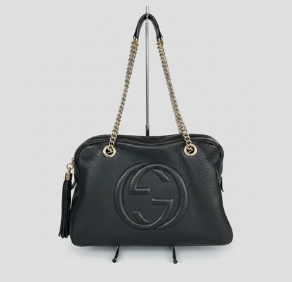 GUCCI SoHo Leather Shoulder Bag