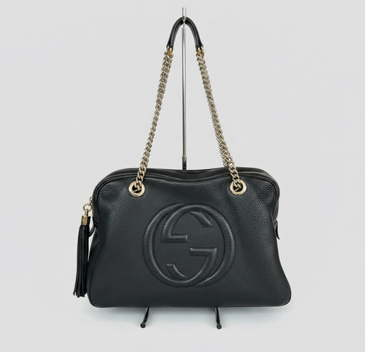 GUCCI SoHo Leather Shoulder Bag