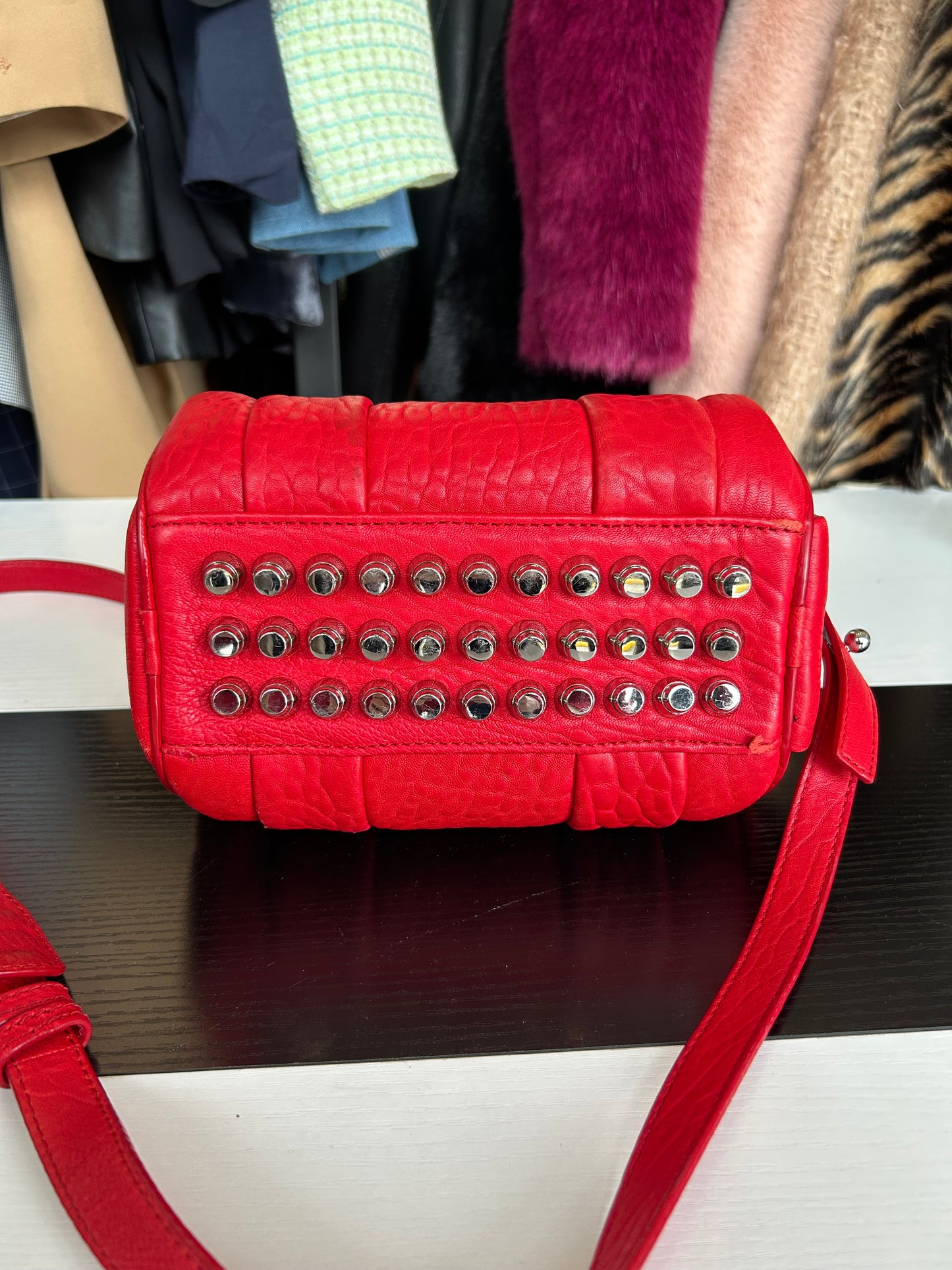 ALEXANDER WANG Mini Red Rockie Bag