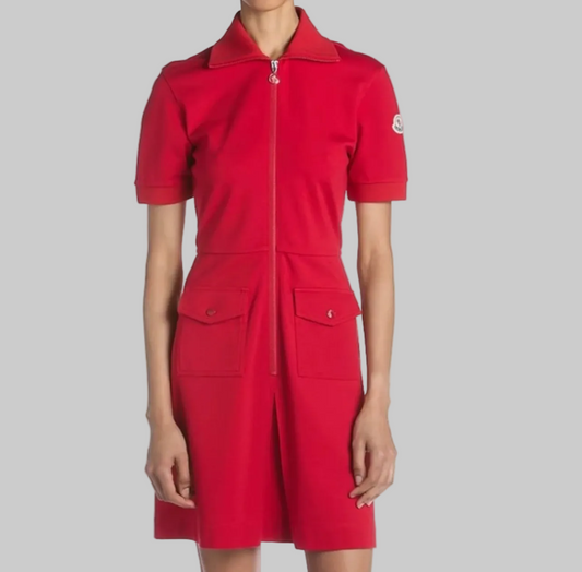 MONCLER Punto Milano Dress - Size xs