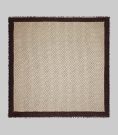 GUCCI Laminated GG Wool Shawl