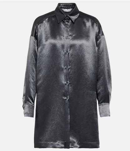 Max Mara Leisure Bacio Crinkle Satin Set - Size 14