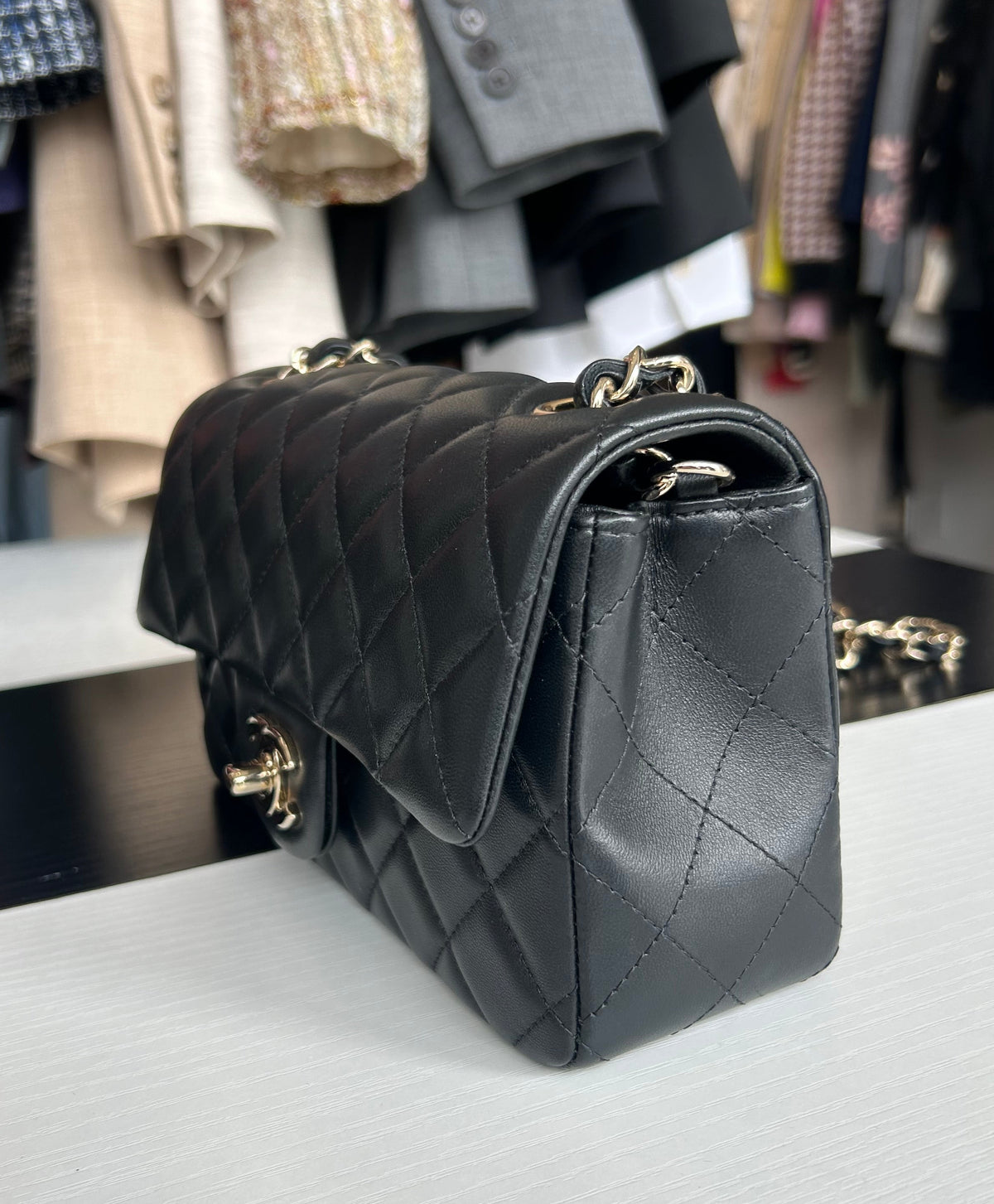 CHANEL 2022 Mini Classic Handbag