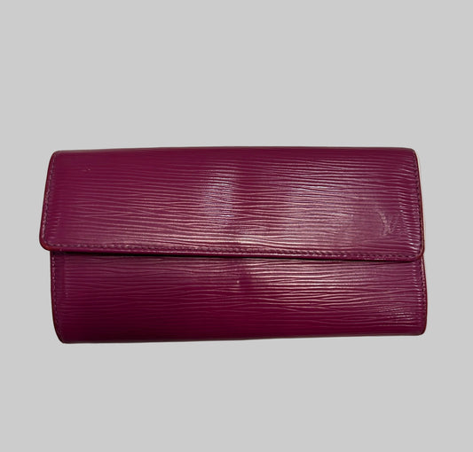 LOUIS VUITTON EPI Leather Long Wallet