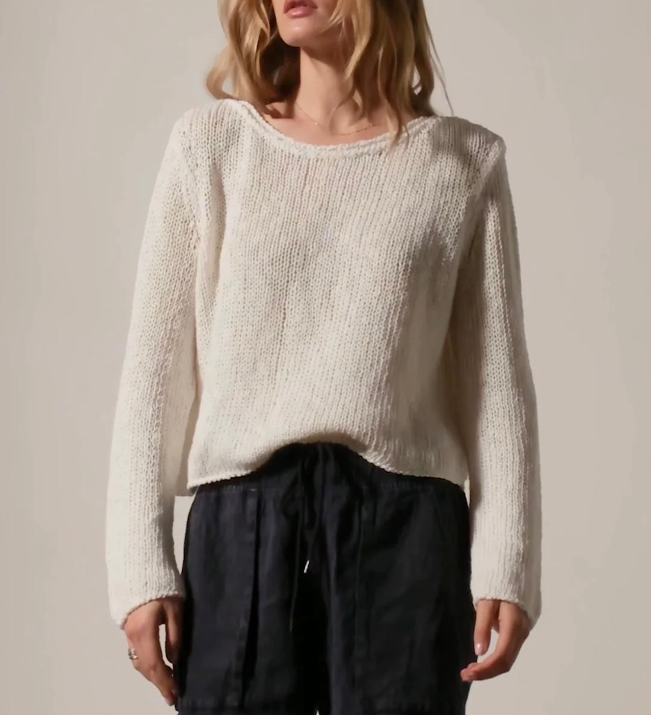 JAMES PERSE Cashmere Blend Knit - Size L