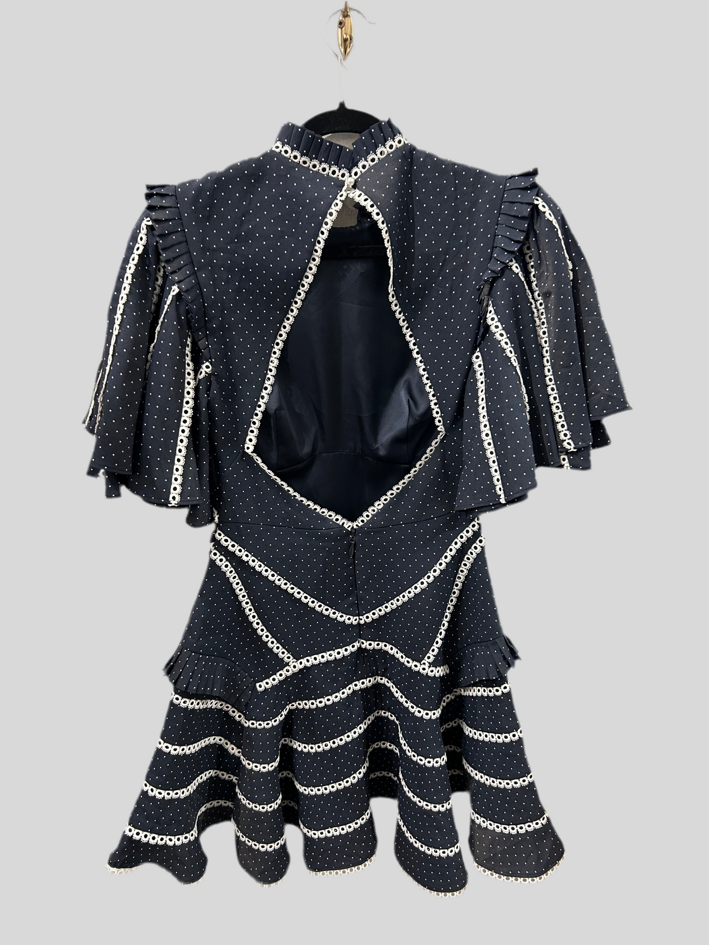 ACLER Polkadot Fit & Flare Mini Dress - Size 6