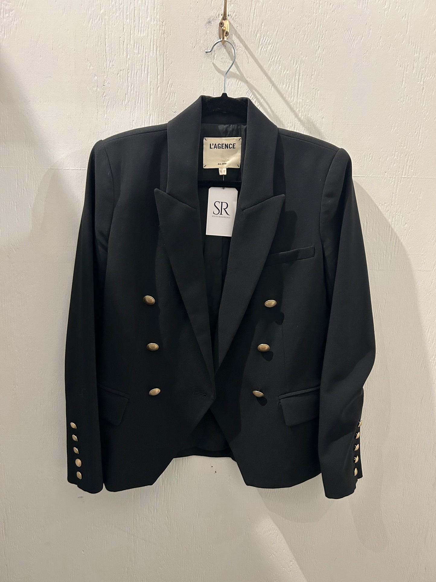 LAGENCE Black Kenzie Double Breasted Blazer - Size 4