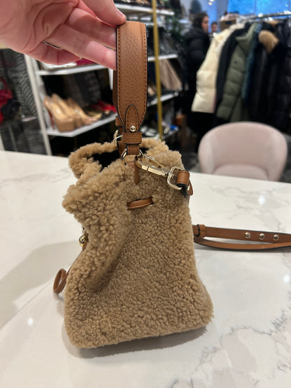STRATHBERRY Lana Osette Shearling Bucket Bag